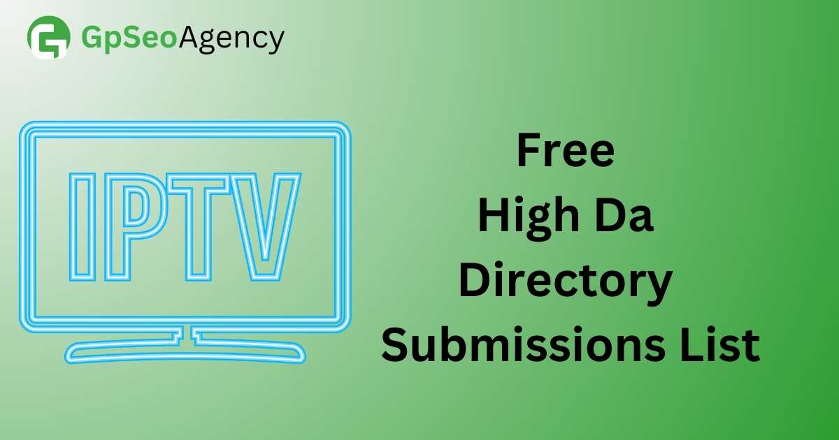 Free High Da Directory Submissions List